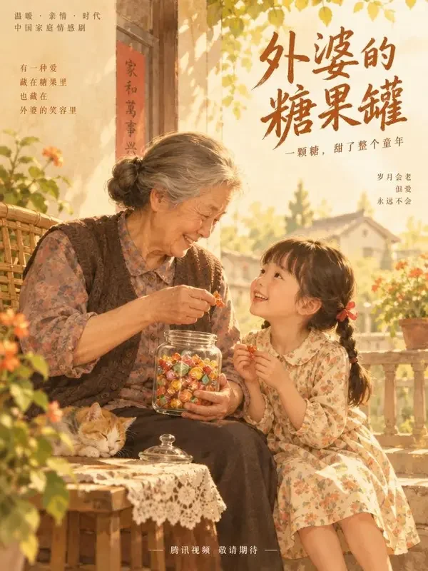 黄豆魔改新剧《岁月的温度》封面